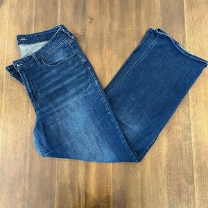 Old Navy high rise wow wide leg Blue Denim Jeans 14